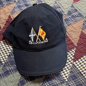 Scotland Flag Embroidered adjustable Navy blue Cap souvenir